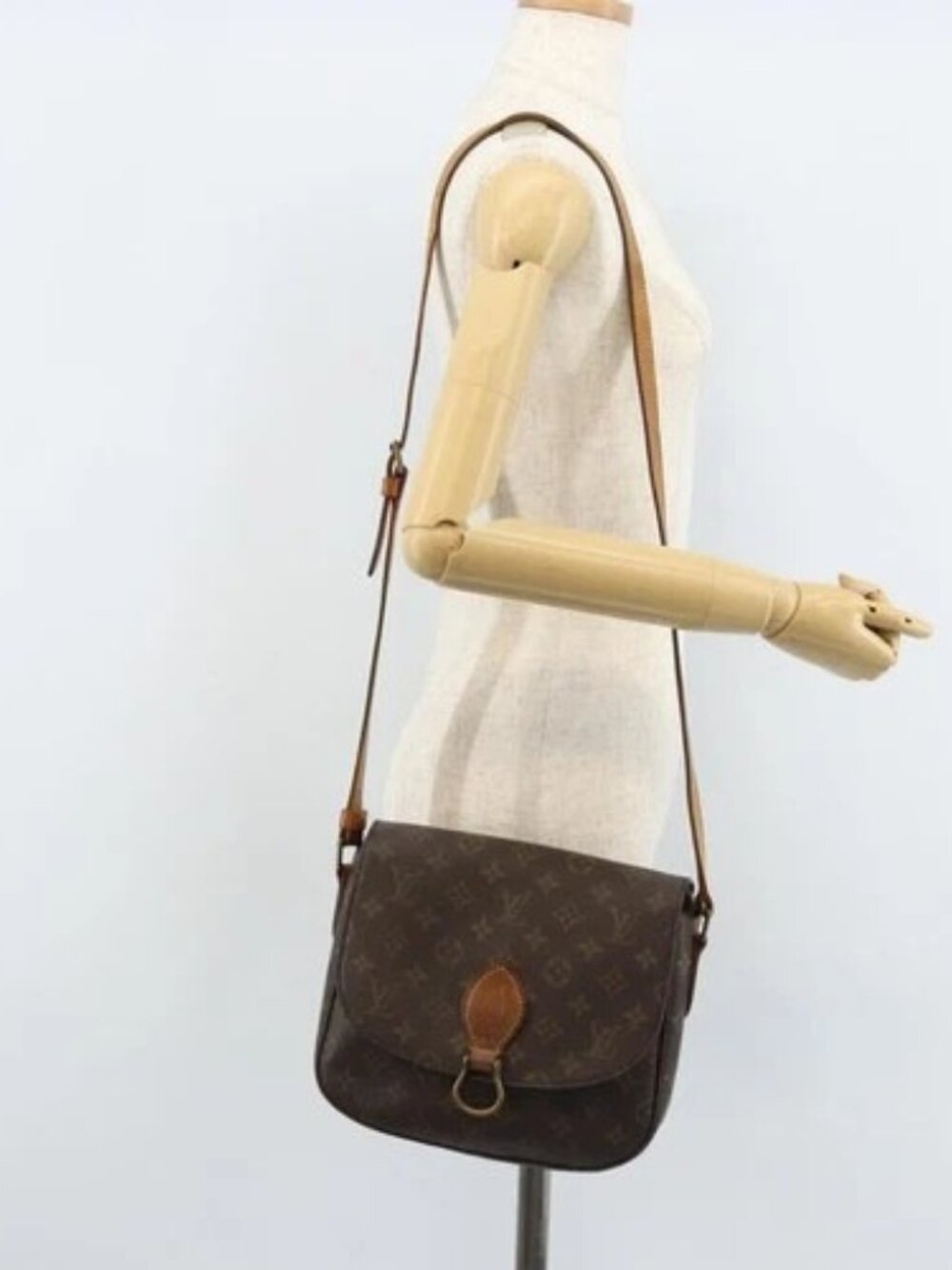LOUIS VUITTON Monogram Saint Cloud GM Shoulder Bag M51242 LV Auth bs33497 - Picture 14 of 16
